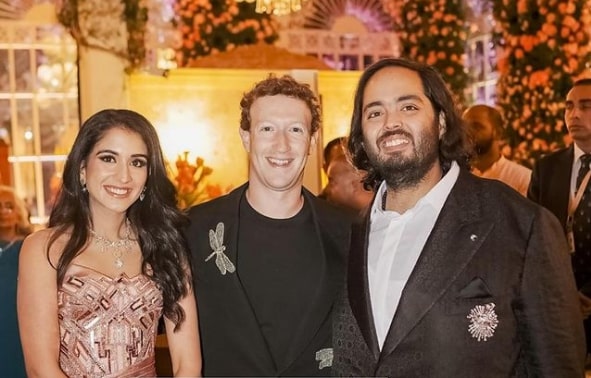 Mark Zuckerberg and his wife Priscilla Chan gets impressed with Anant Ambani’s Richard Mille watch